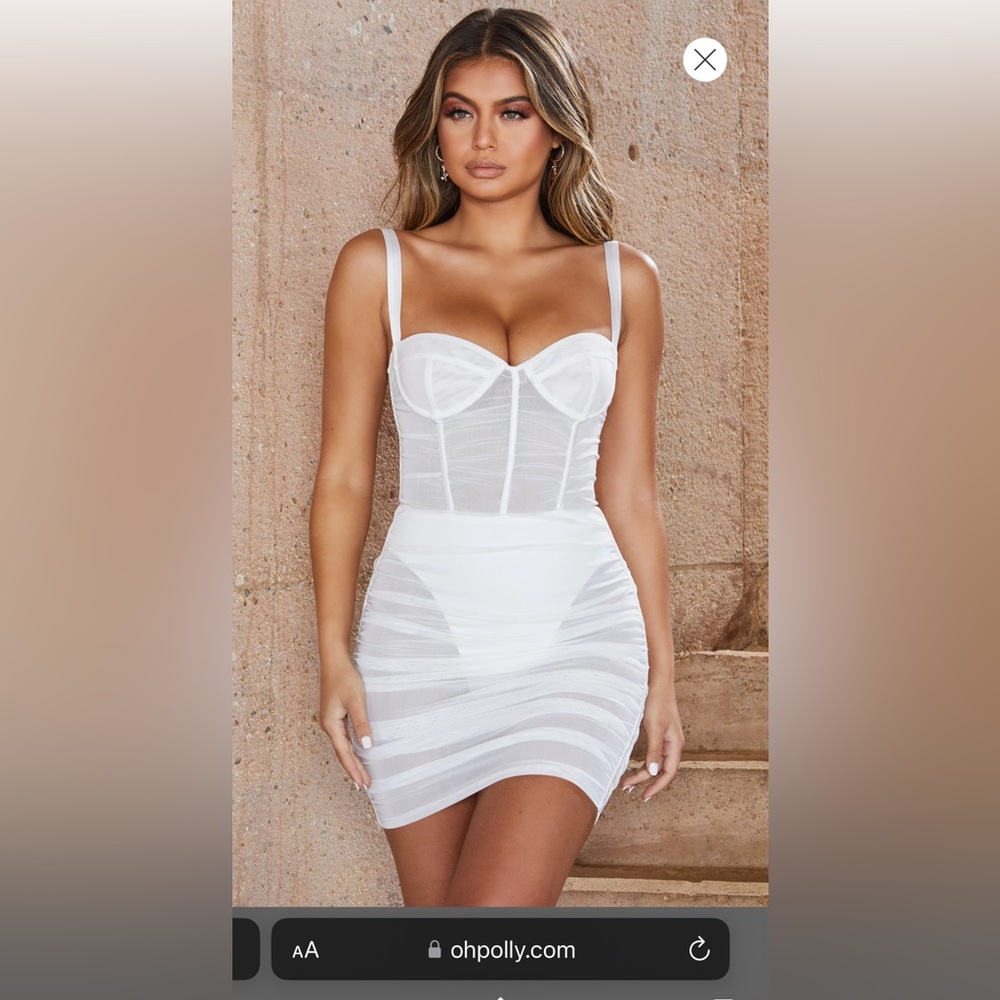 Sheer Corset Bachelorette Dress